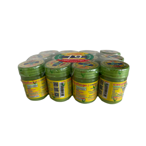 RINKINYS 12vnt. Žolelių inhaliatorius “Hong Thai” (green)